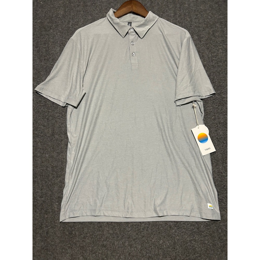 Vouri strato tech platinum heather gray Large V188 performance new casual